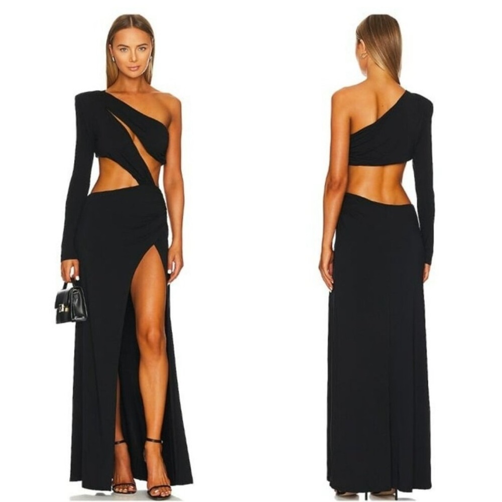 Juanita Maxi Dress in Black Size M